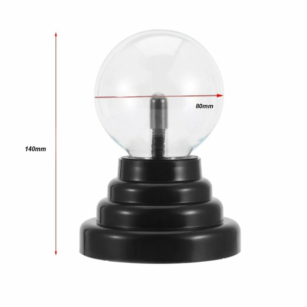 Magic Plasma Ball Electric Touch USB 14Cm Lamp Globe Night Light Glass Lighting