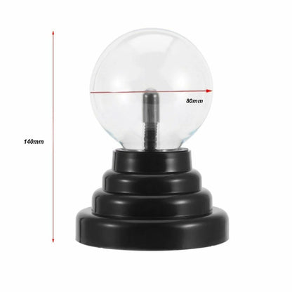 Magic Plasma Ball Electric Touch USB 14Cm Lamp Globe Night Light Glass Lighting
