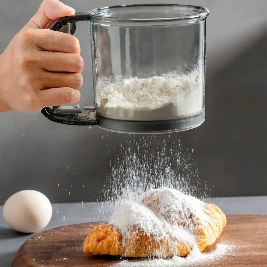 Semi-Automatic Hand Press Flour Sifter