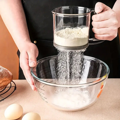 Semi-Automatic Hand Press Flour Sifter