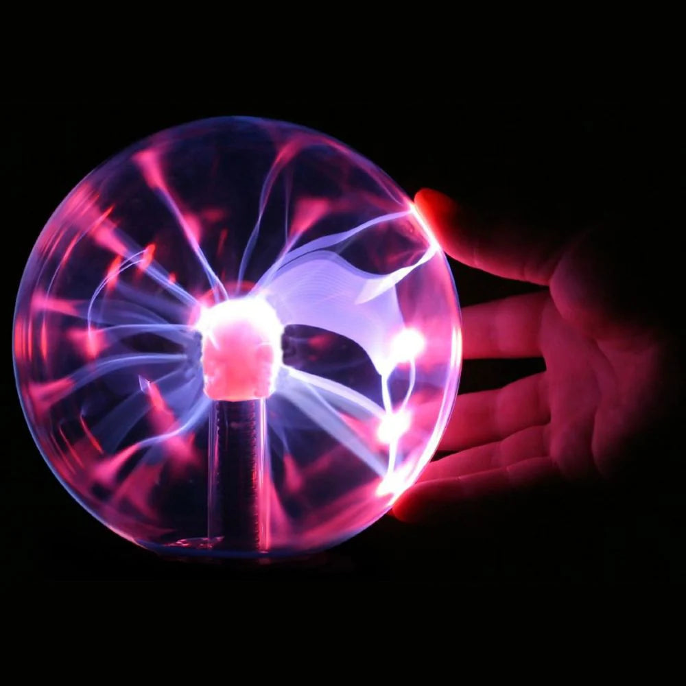 Magic Plasma Ball Electric Touch USB 14Cm Lamp Globe Night Light Glass Lighting