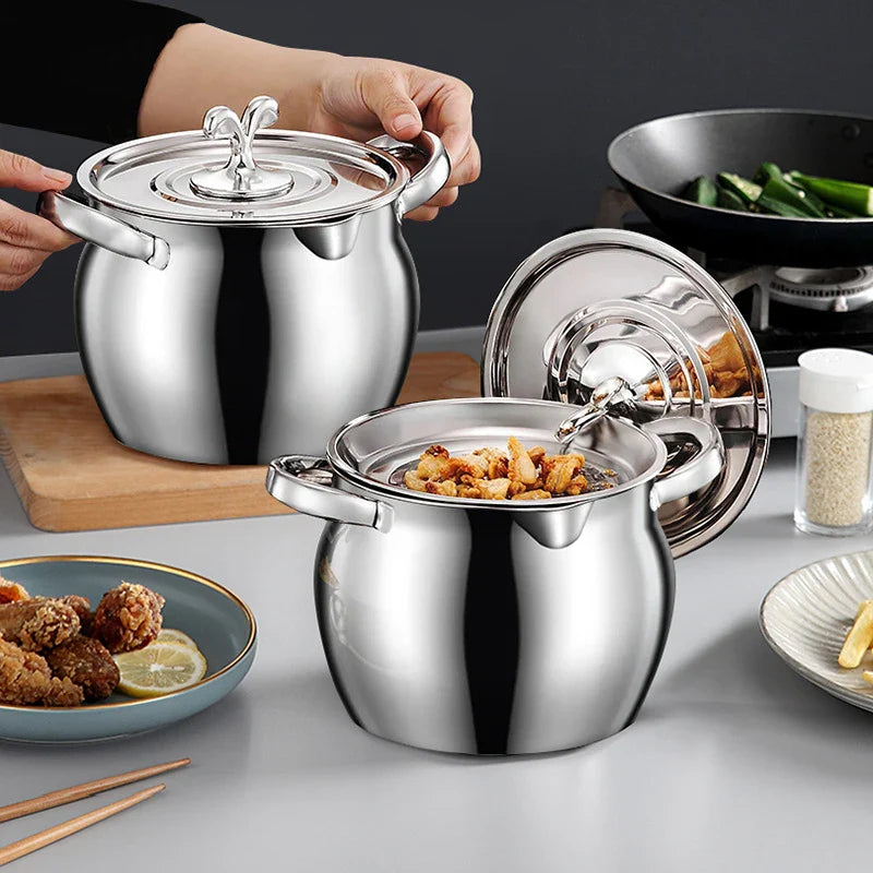 High Temperature Resistant Stainless Steel Lard Jar