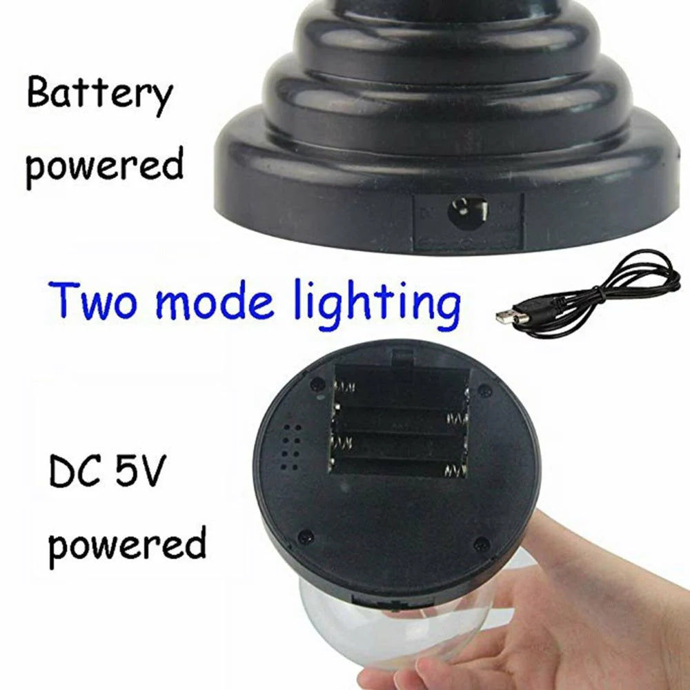 Magic Plasma Ball Electric Touch USB 14Cm Lamp Globe Night Light Glass Lighting